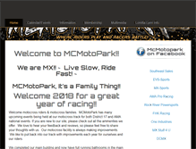 Tablet Screenshot of mcmotopark.com